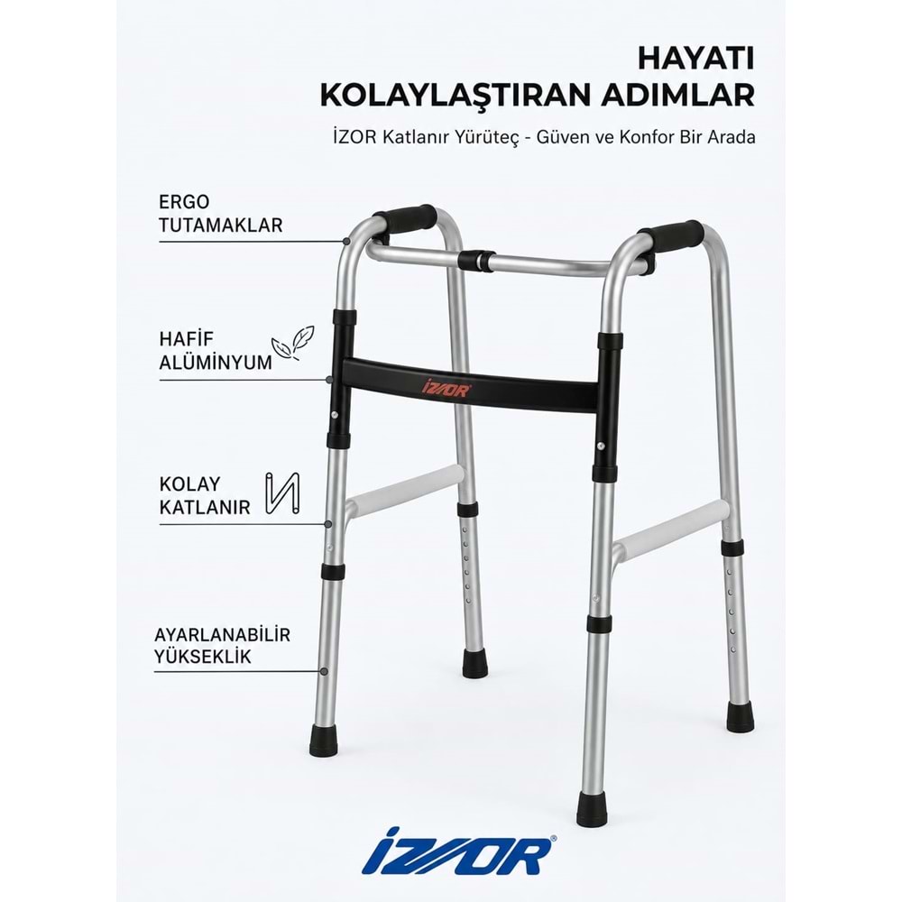 ALÜMİNYUM WOLKER (KATLANABİLİR) (İZOR MARKA)