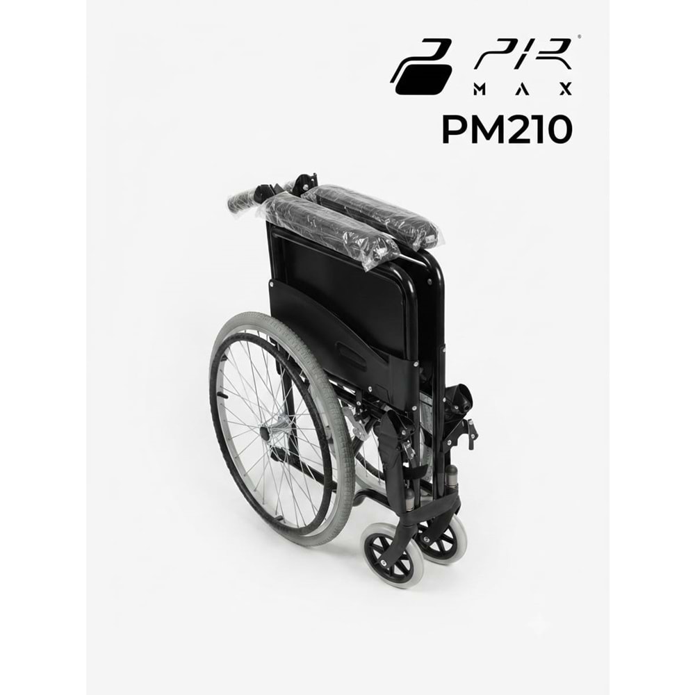 PM210 MANUEL (KATLANABİLİR) TEKERLEKLİ SANDALYE (PİR-MAX)